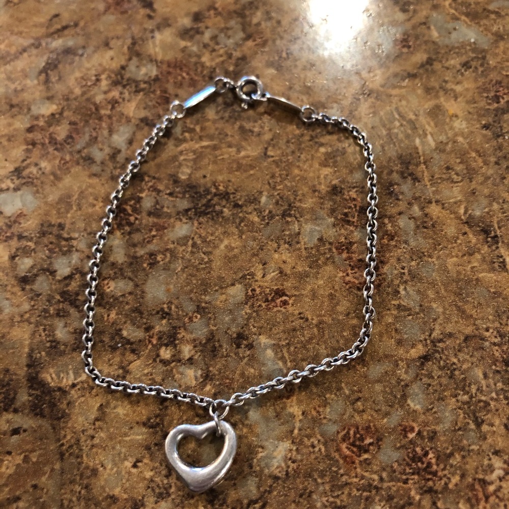 Tiffany & Co Elsa Peretti open heart bracelet